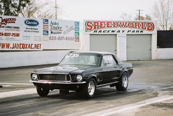 Classic Black Mustang